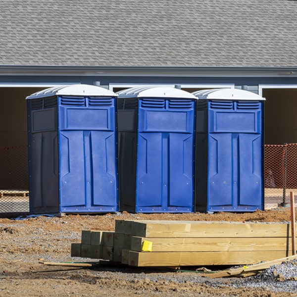 do you offer hand sanitizer dispensers inside the porta potties in Alderson WV